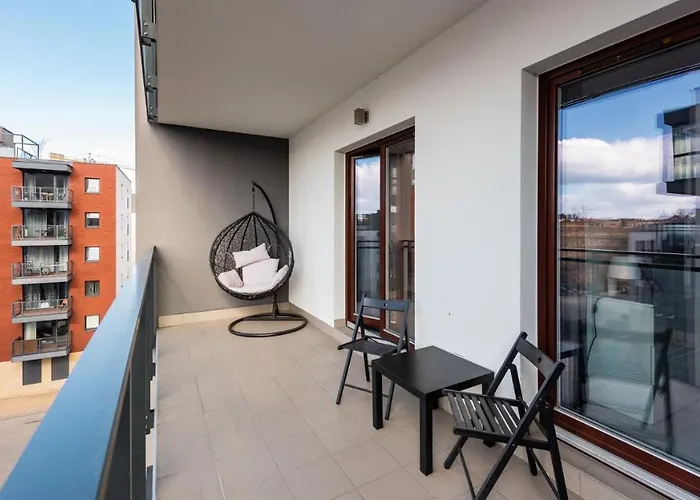 Апартаменты Flatbook Centre Parking Гданьск